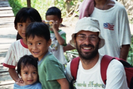 Iban longhouse, Borneo