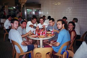 Kuala Lumpur - Comiendo en un chino