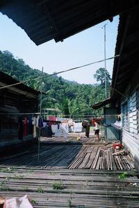 Sarawak, Borneo (Longhouse N Sut, tendiendo)