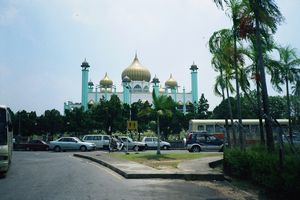 Sarawak, Borneo (Kuching, Mezquita Masjid Negara)