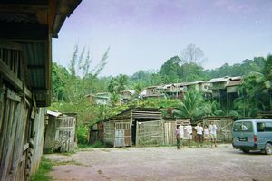 Sarawak, Borneo (Seligi Longhouse)